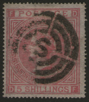 Smith Elder & Co Precancel on Five Shilling